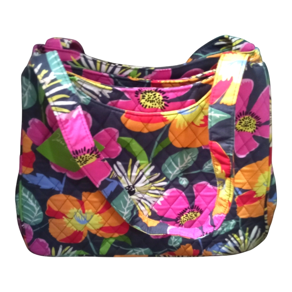 ^NWT!! Vera Bradley 'Jazzy Blooms' handbag - Picture 2 of 10